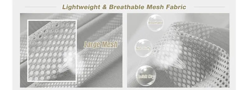 Men's quick-dry mesh vest, breathable lightweight sleeveless hiking waistcoat