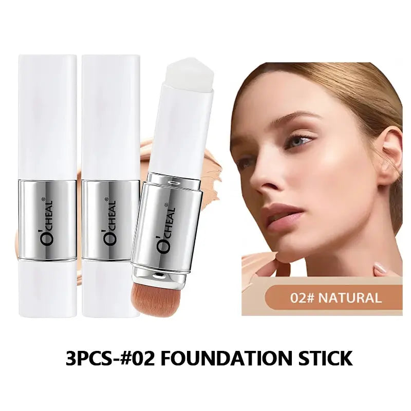 O'CHEAL Temperature Changing Foundation Stick Adaptive Shade Natural Matte Coverage and Pore Minimizing