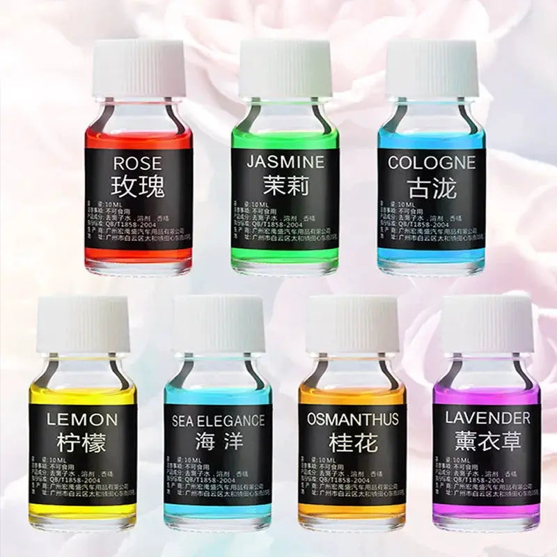 8 Piece Car Air Vent Perfume Set Aviation Aluminum Alloy Fragrance Aroma For Auto Interior Freshening