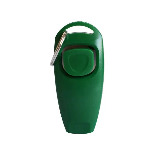 2-In-1 Dog Clicker And Training Whistle With Key Ring For Puppy Training And Barking Control