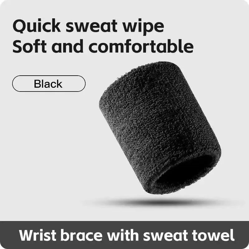 Half Pack Fitness Wristband Wrist Support For Tennis Basketball Volleyball Sports Protector Sweatband Gym Wrist Guard