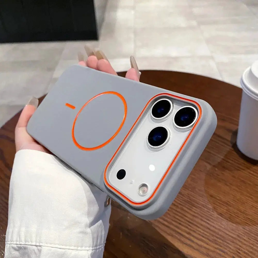 Luxury Magnetic Matte Soft Phone Case For iPhone 11 To 17 Pro Max MagSafe Compatible Shockproof Wireless Charging