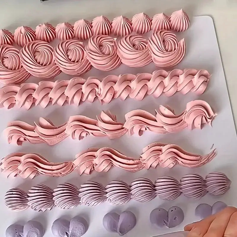 8 Piece Stainless Steel Piping Tip Set for Cake Decorating, Precision Icing Nozzles for Cakes and Cupcakes