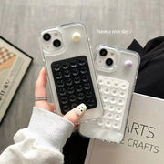 GripTech Silicone Suction Phone Holder Mat Multifunctional Wall Stand With 24 Square Suction Cups For Secure Mounting