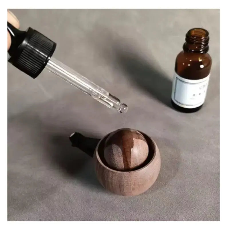Wooden Mini Essential Oil Diffuser For Car And Home Portable Natural Fragrance For Bedroom Living Room Bathroom