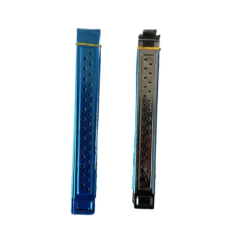 Simples Market gas stove windproof windscreen rings, detachable portable windbreak stands in blue and silver (2 pcs)