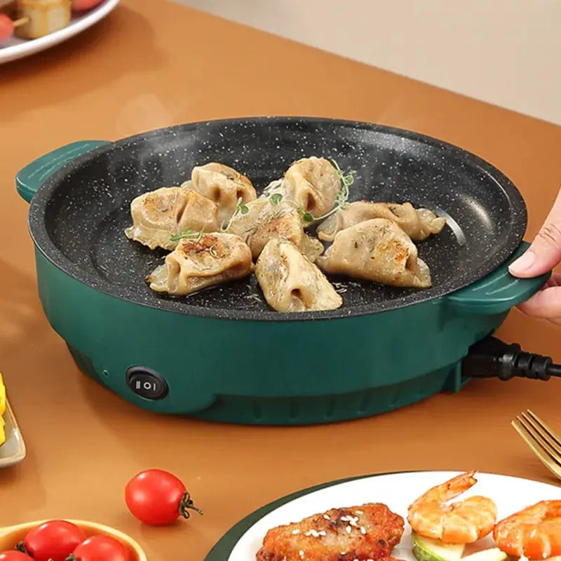 BALASHOV Electric Multi Cooker Frying Pan Household 220V Nonstick Cooking Machine For Frying Steak Fish Omelette