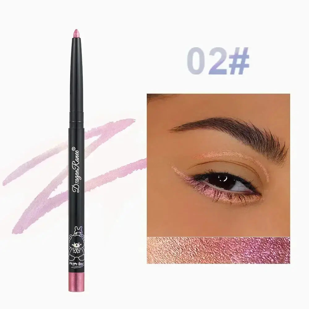 Glitter Aurora Eyeliner Pen Multi Chrome Metallic Lasting Eyeshadow Pigment Green Purple