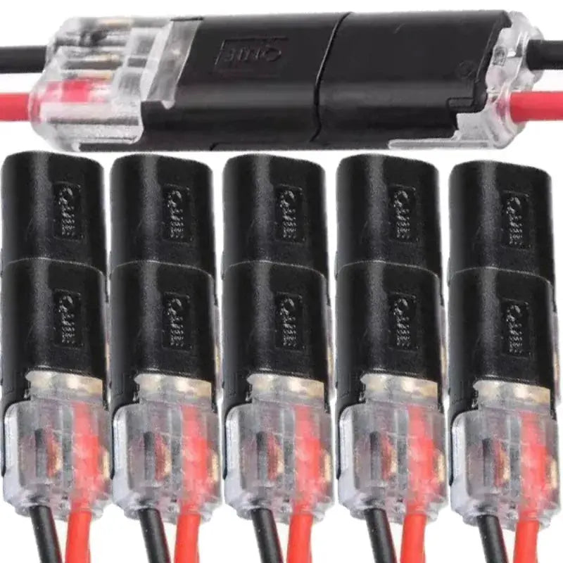 2 Pin Waterproof Automotive Electrical Connector Kit for Car Wiring Plug Strip Terminal Connection Tools