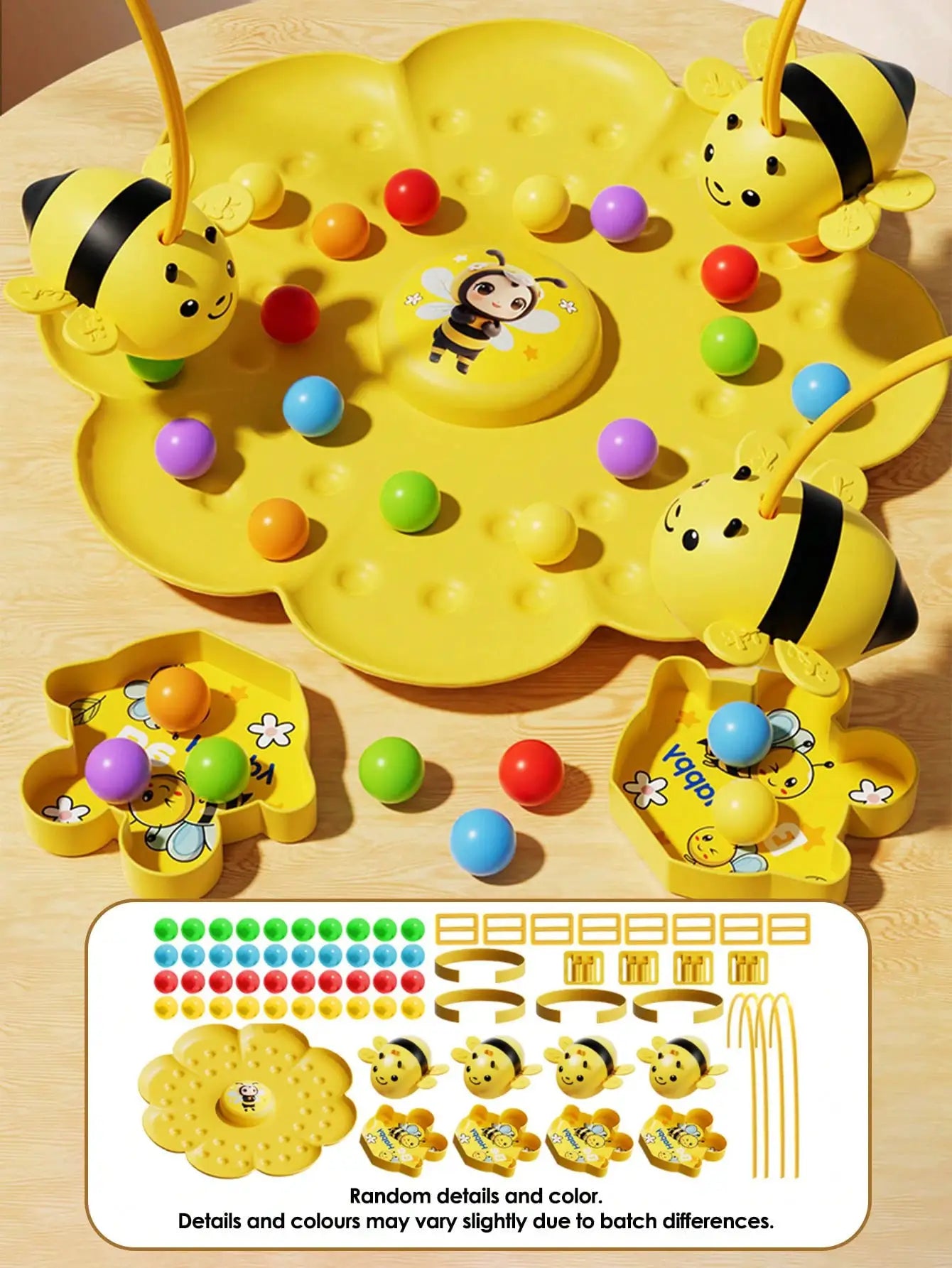 Little Bumblebee Multifunctional Board Game Puzzle Fishing Toys Educational Interactive Game For Kids Family Gift