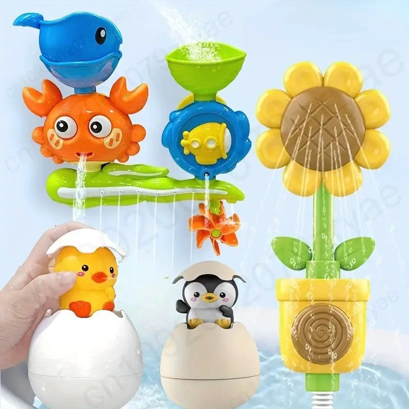 Interactive Suction Cup Bath Toy Set for Kids and Toddlers, Ideal Gift for Halloween and Christmas