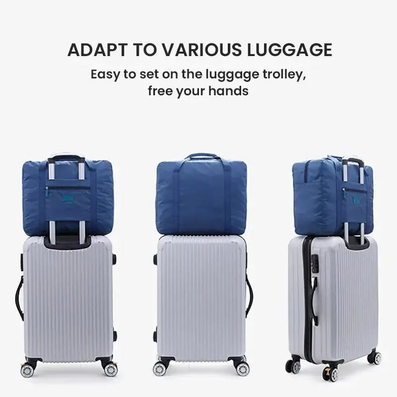 VoyagePro Lightweight Foldable Travel Duffel Bag Packable Unisex Tote For Weekenders And Overnight Trips