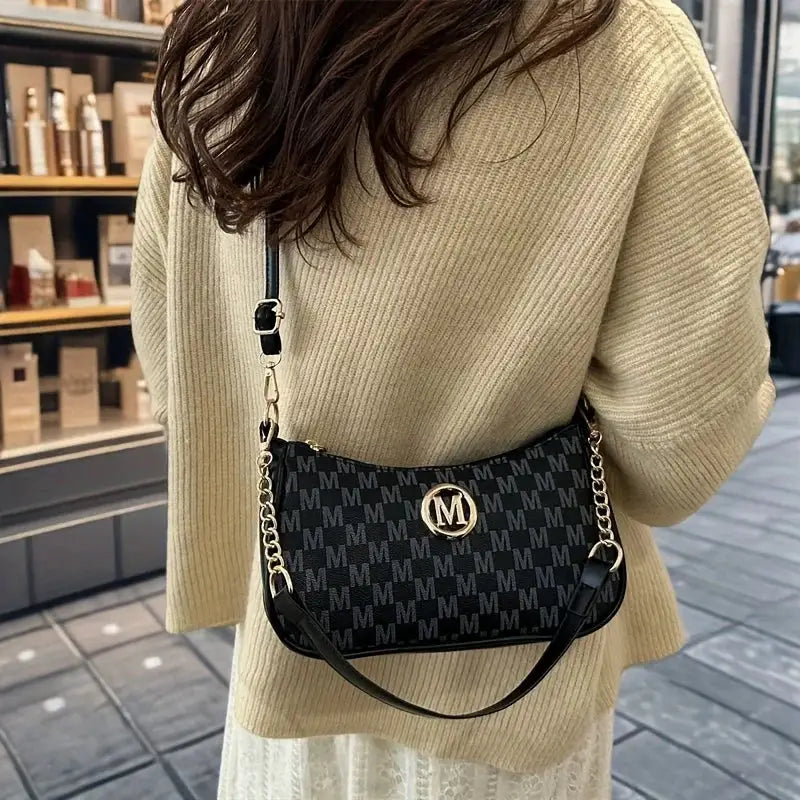 Vintage Vogue Crossbody Handbag For Women With Adjustable Strap For All Day Comfort In Durable PU Finish