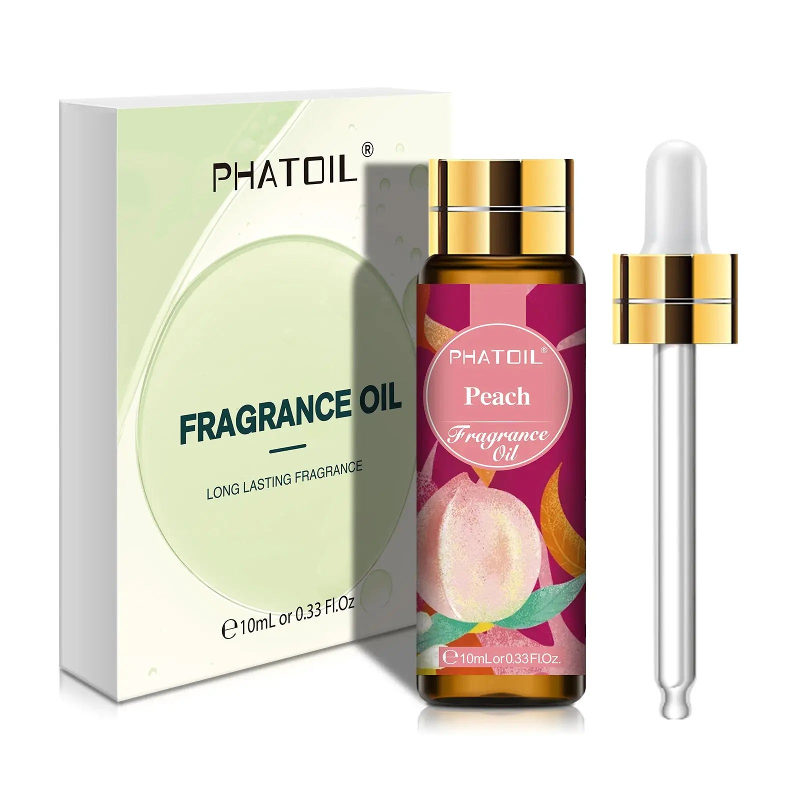 Phatoil Sweet Fruit Fragrance Oils Set 10ml For Aromatherapy And Diy Candles Cherry Apple Strawberry Mango Coconut
