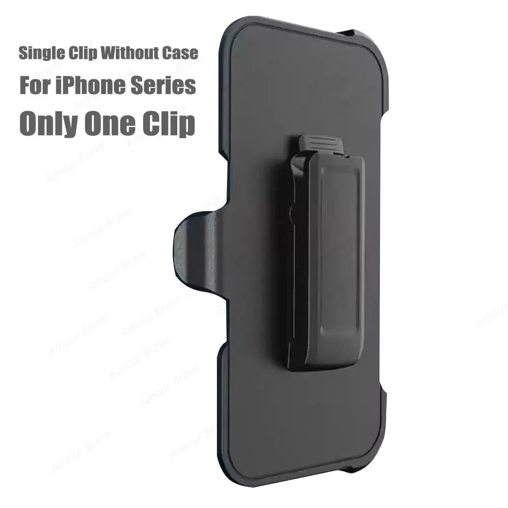 3in1 Defend heavy-duty iPhone case with belt clip holster by Simples Market, shockproof hybrid armor