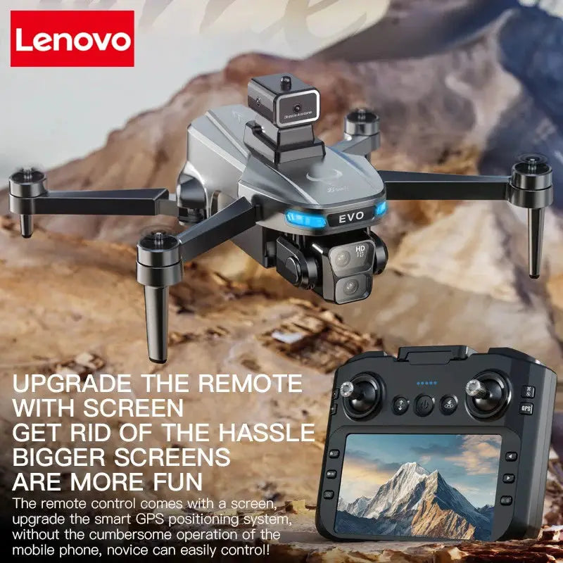 Lenovo SG901 MAX GPS drone with folding brushless design and remote with built-in screen