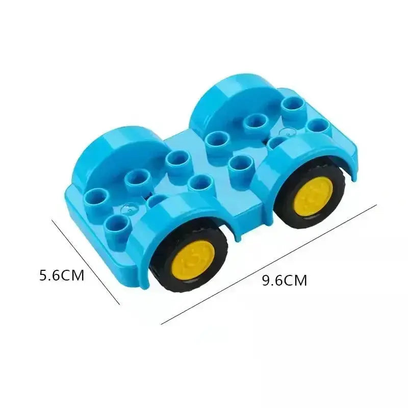 Big Building Blocks Accessories Compatible With Large Bricks Educational Toy Set For Kids Trucks Cars City Traffic