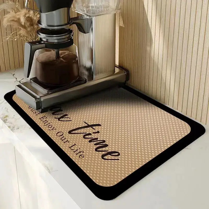 EcoBrew Coffee Machine Mat With Antifouling Technology Keeps Cup Area Dry And Stain Free