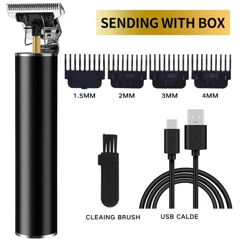 Electric Hair Cutting Machine Vintage T9 Clipper Rechargeable Men Shaver And Trimmer For Professional Barber Use