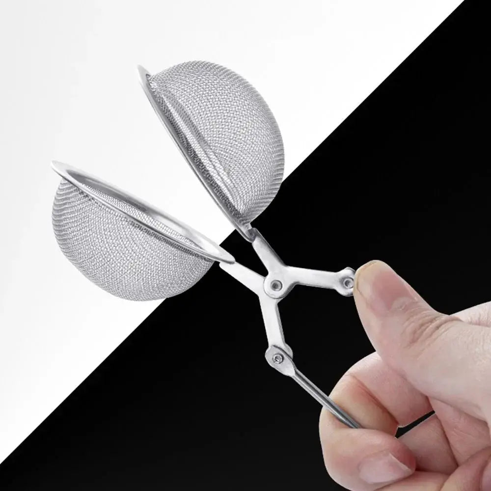 Stainless Steel Spoon Tea Ball Infuser With Handle Mesh Filter For Loose Leaf Tea And Herbs