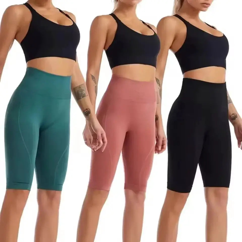 NakedFeel Womens Push Up Leggings High Waist Tummy Control For Yoga Running Fitness Gym