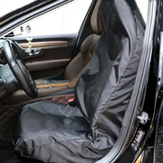 Car seat cover, black universal waterproof protector for front seats