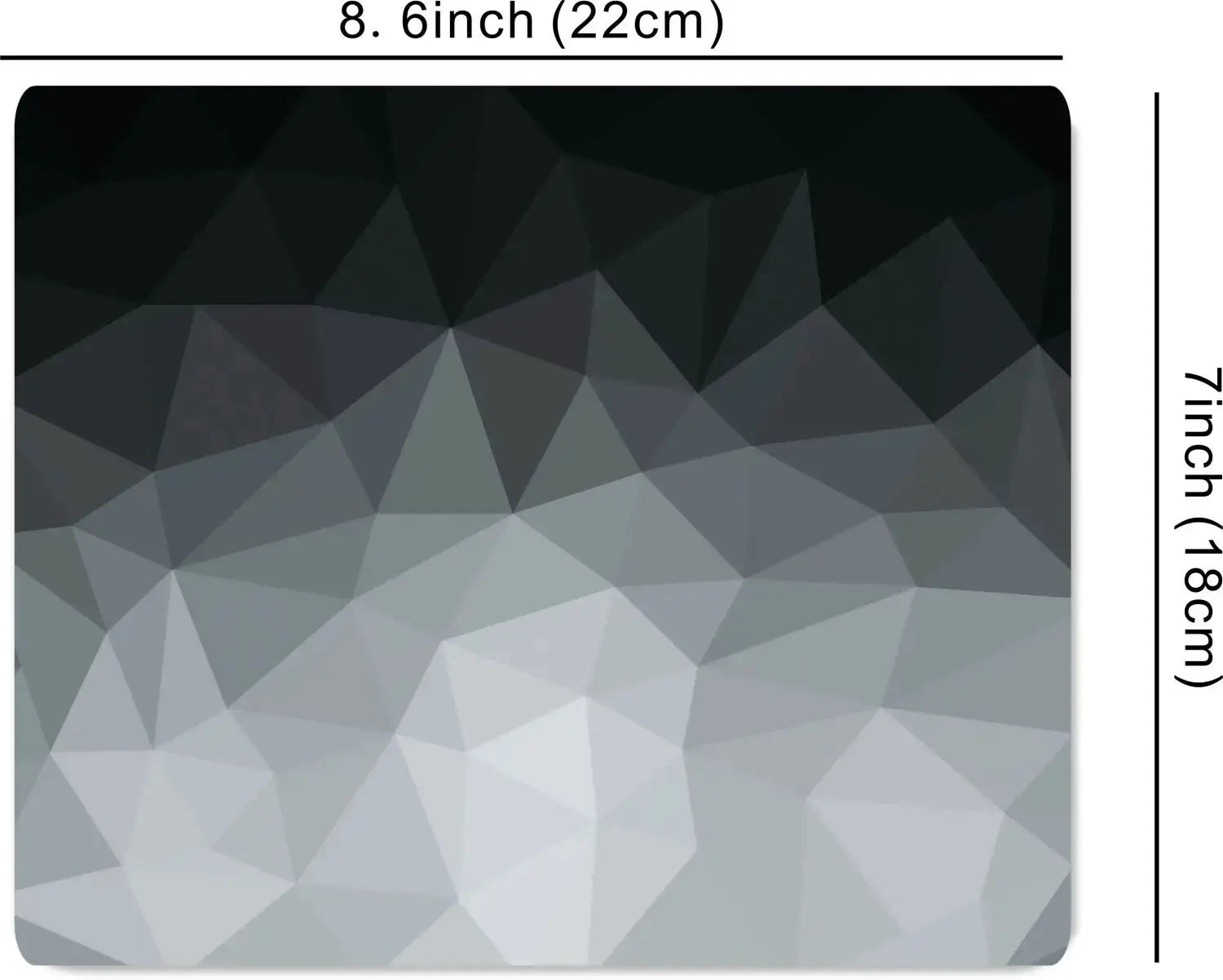 Large Gaming Mouse Pad Extended And Thickened With Stitched Edges And Non Slip Rubber Base For Desk Setup
