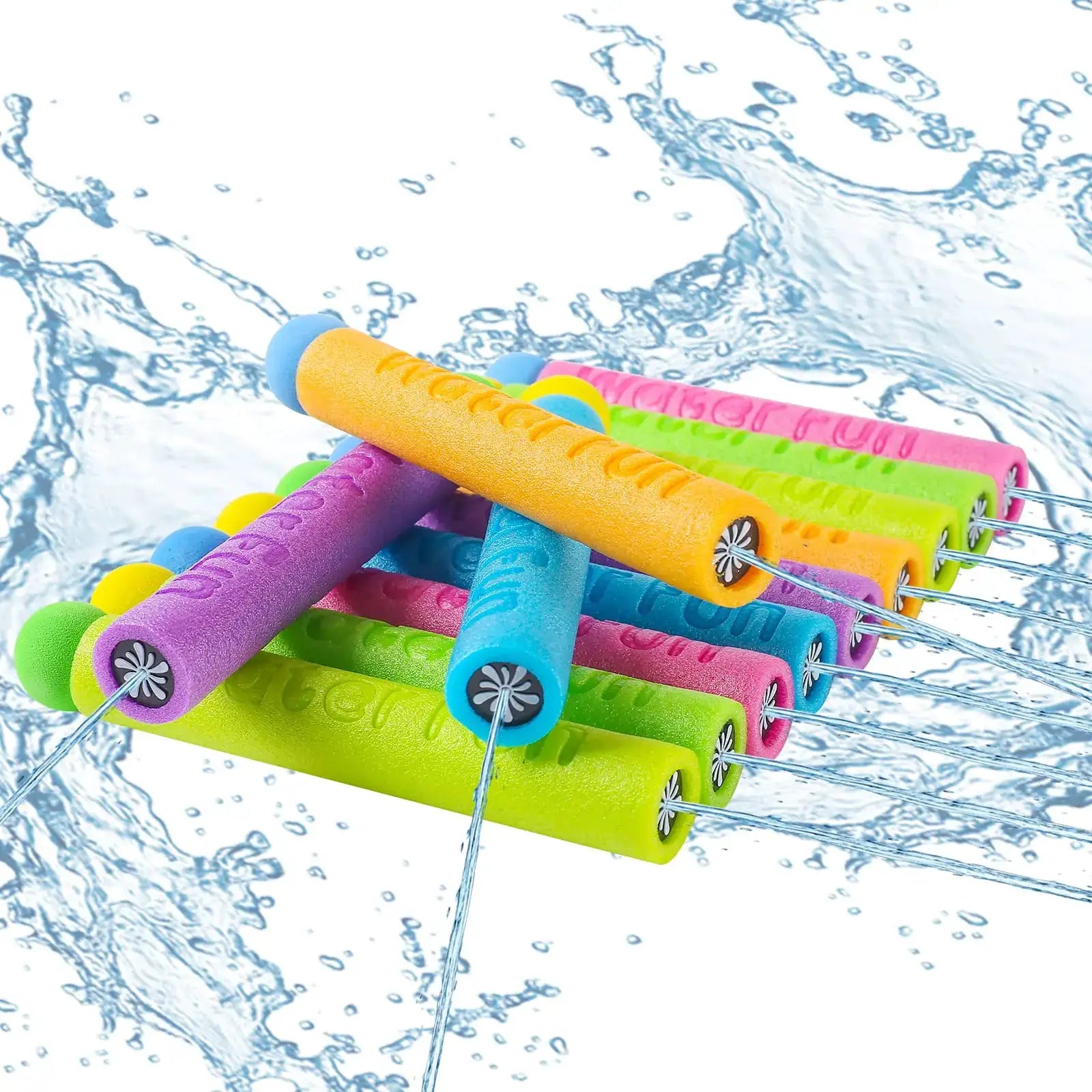 10 Pack Water Guns for Kids Summer Foam Water Gun Toys Squirter Soaker Blaster for Pool Beach Games