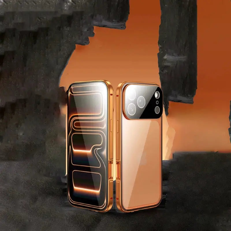NovaShield Pro Magnetic Glass Case for iPhone 17 Pro Max, 17 Pro, Air, and 17 Pro 360 Degree Full Protection