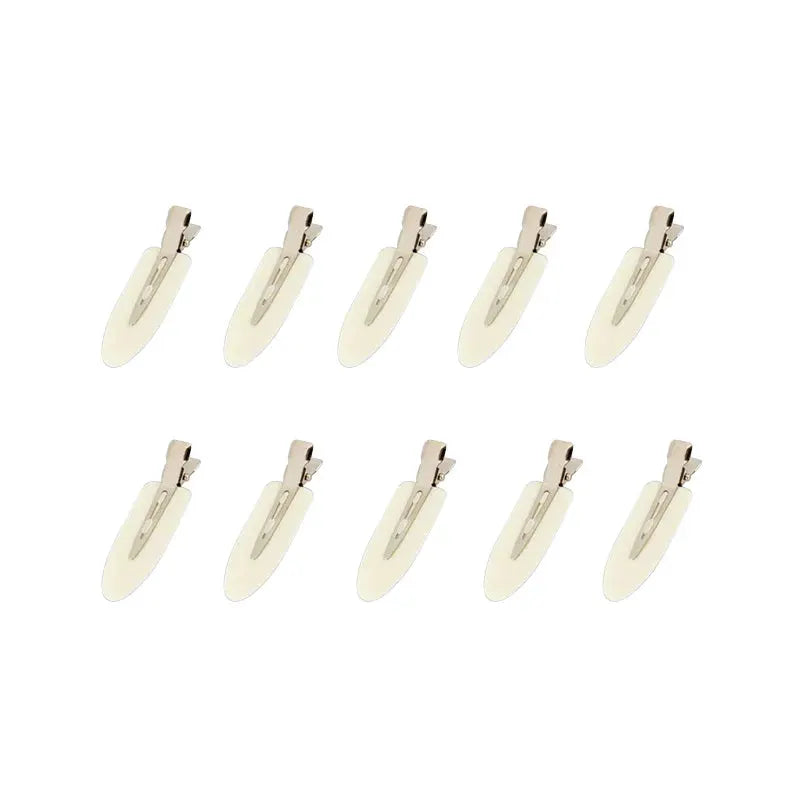 GlowStyle No Crease Hair Clips 10 Piece Set For Women And Girls Secure Hold Without Bending