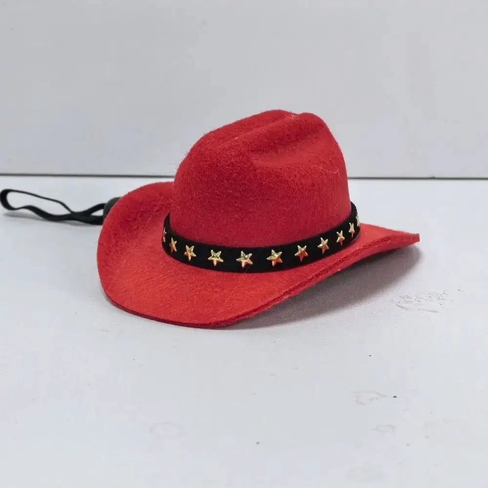 Adjustable Funny Pet Cowboy Hat For Dogs And Cats Outdoor Summer Headwear Accessory