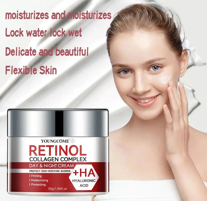 Youngcome Retinol Collagen Facial Care Moisturizing Cream For Deep Hydration And Skin Repair Suitable For Dry Aging Skin
