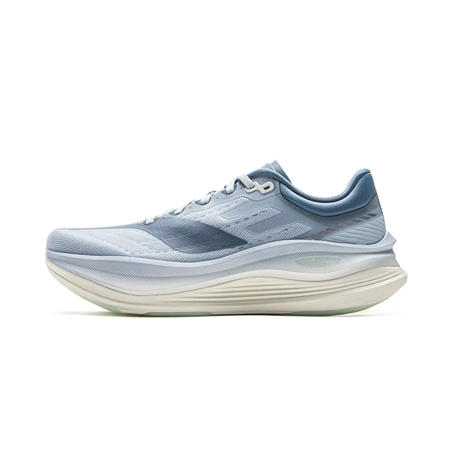 LiNing YueYing 5 Pro running shoe, light blue upper, wide toe box, cushioned midsole by Simples Market