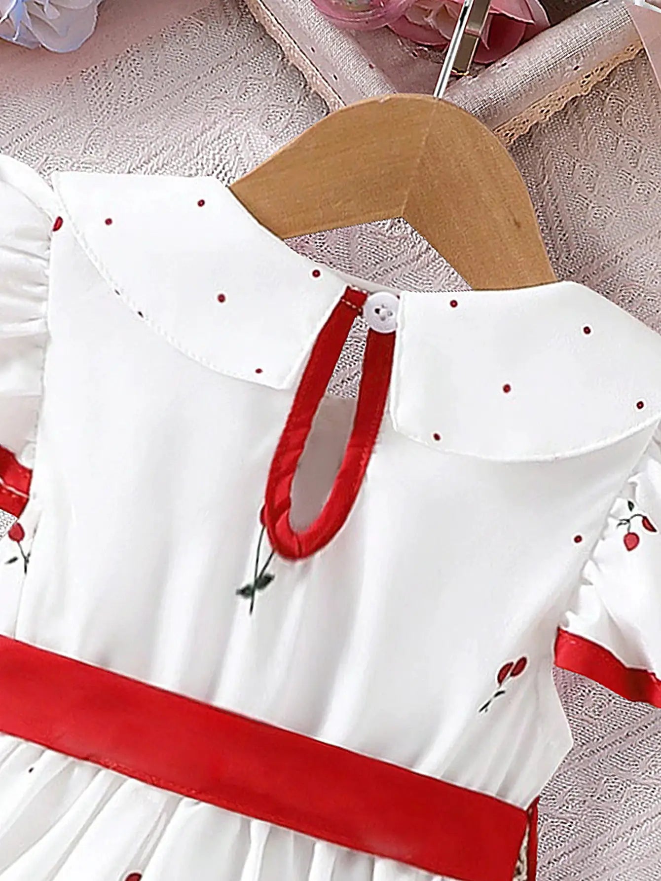 Summer Floral Print Infant Dress For Baby Girls 0 To 3 Years Breathable Short Sleeve Princess Outfit