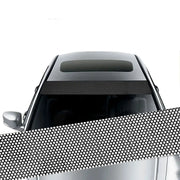 3D Carbon Fiber Vinyl Car Sunshade Stickers Universal Fit Front Windshield And Rear Window Decorative Decals
