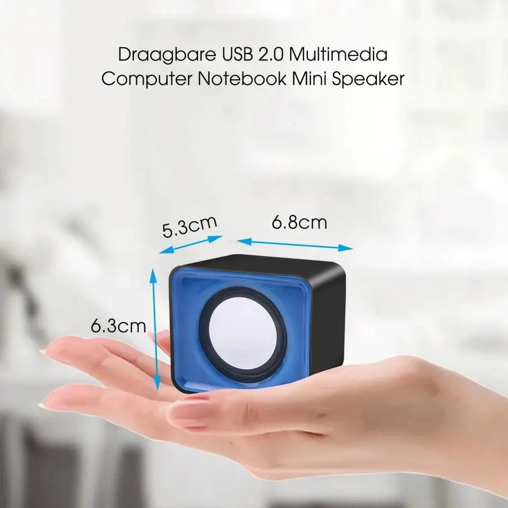 Portable PC Speaker For Computer Laptop Notebook Desktop Mini Sound Box With Clear Stereo Audio System