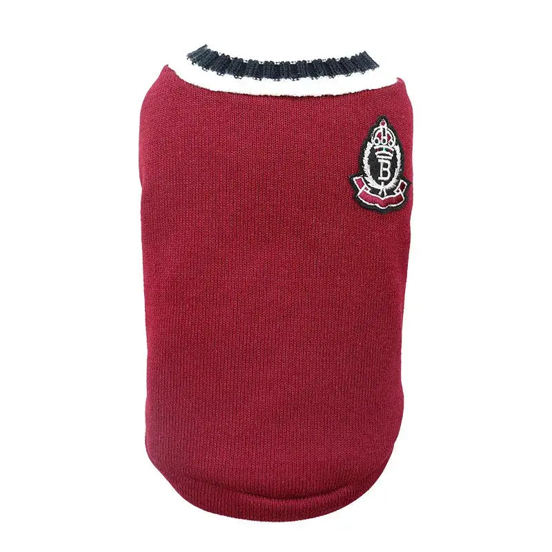 Cat Dog Winter Sweater Pullover For Small Pets Cozy Cat Vest Puppy Jacket Pet Clothing