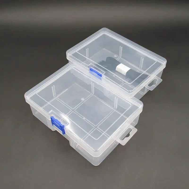 Transparent Plastic Storage Boxes For Jewelry Hardware Accessories Small Clear Organizer Case For Beads Clasps Findings