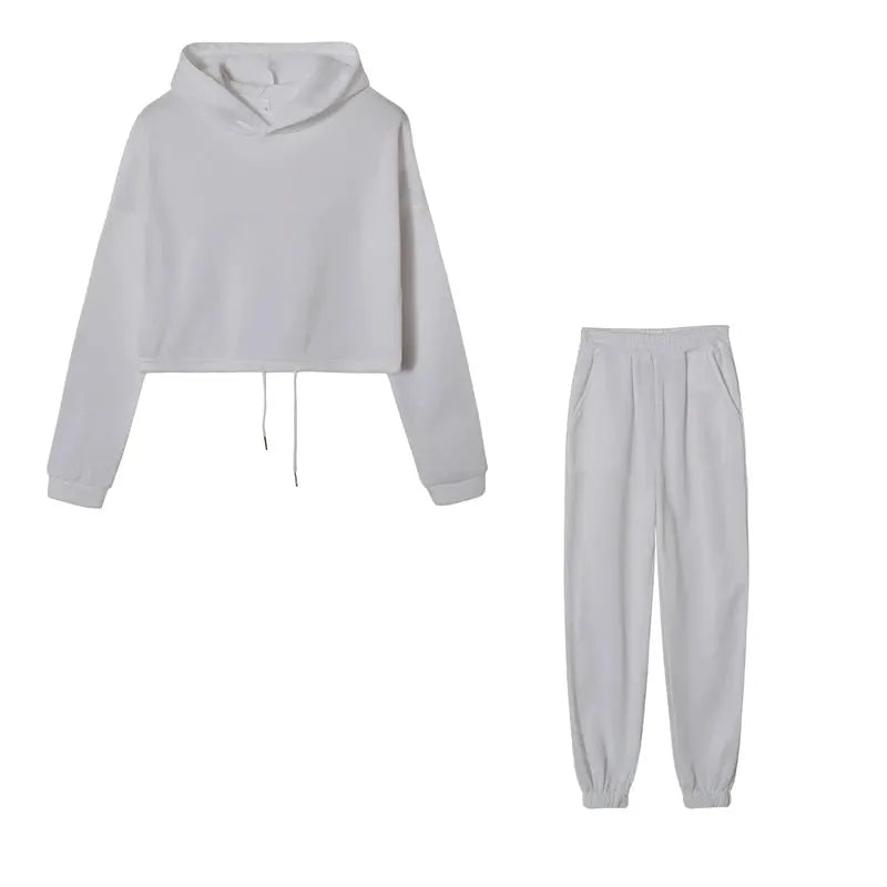 Fashion Trend Womens Long Sleeve Sports Casual Two Piece Set Lightweight Knit Blend With Stretch For Comfort