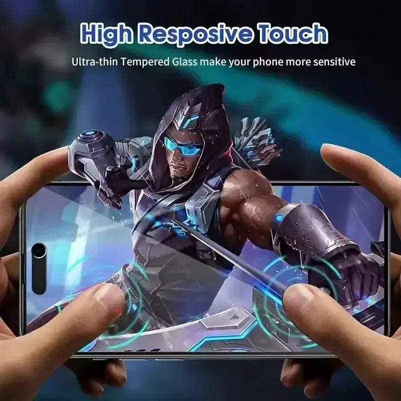Simples Market full-coverage iPhone privacy screen protector with anti-spy glass for iPhone 11–16 Pro Max