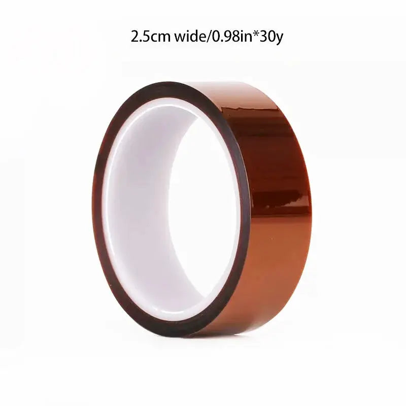 30m Long Gold Finger High Temperature Resistant Polyimide Tape PET Anti Static Lithium Battery Insulation Tape