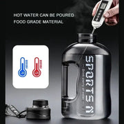 1.7L 2.7L Large Sports Water Bottle For Fitness And Cycling Gear