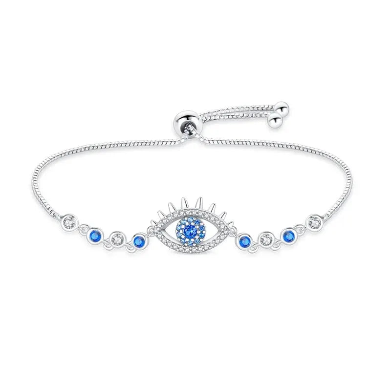 925 Sterling Silver Lucky Symbol Zircon Bracelet For Women Romantic Valentines Day Jewelry Gift Luxury