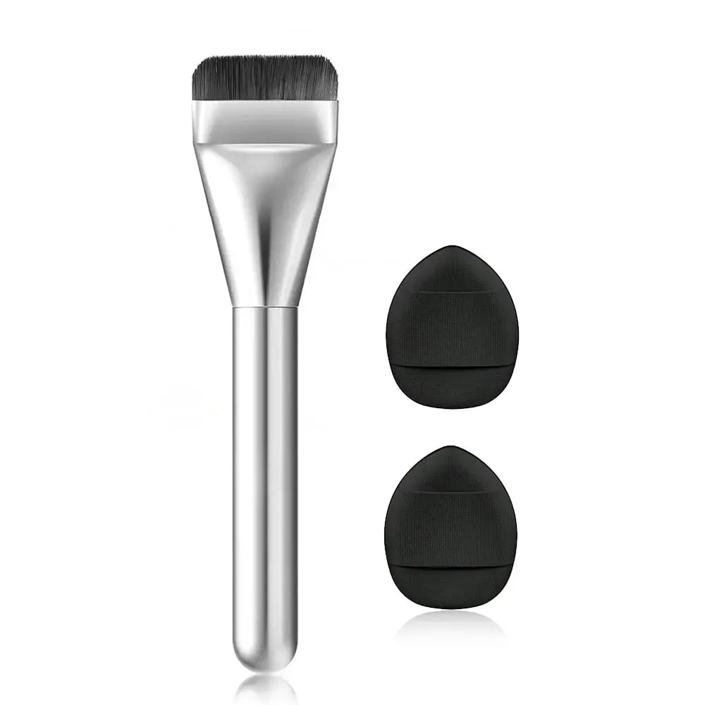 SilkLine Ultra Thin Foundation Brush For Precise Contour And Flawless Cream Makeup Blending
