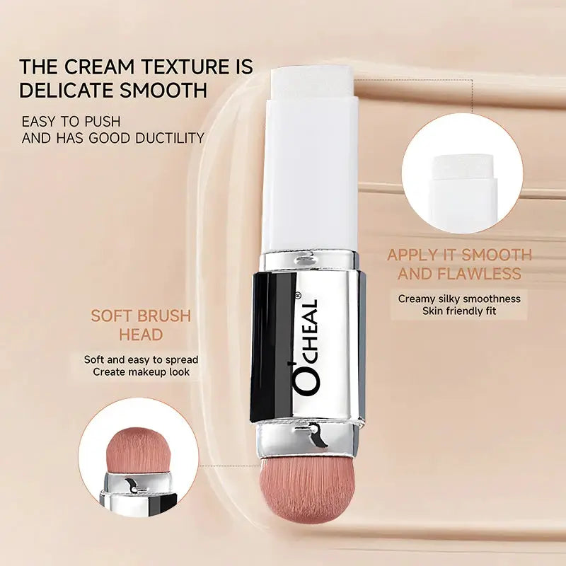 O'CHEAL Temperature Changing Foundation Stick Adaptive Shade Natural Matte Coverage and Pore Minimizing