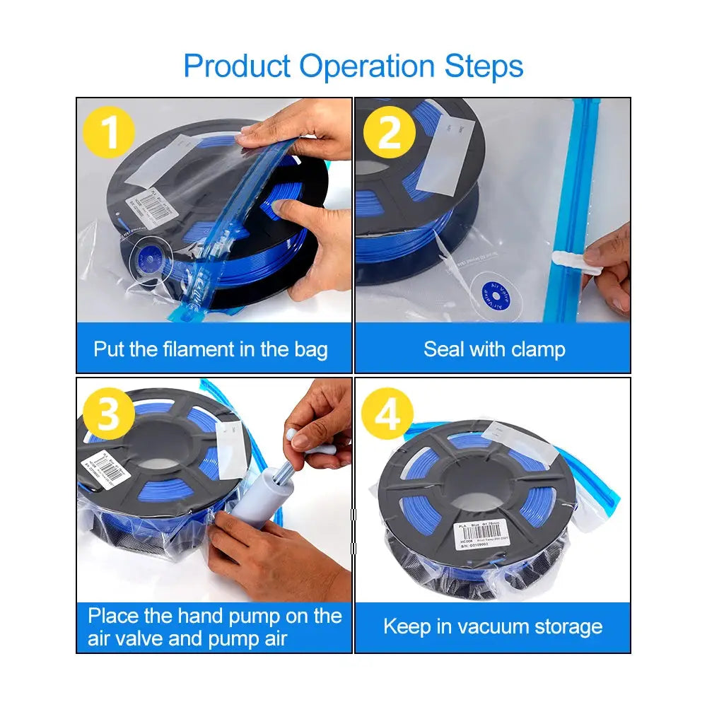3D Printer Filament Vacuum Storage Bag For PLA ABS PETG Humidity Seal