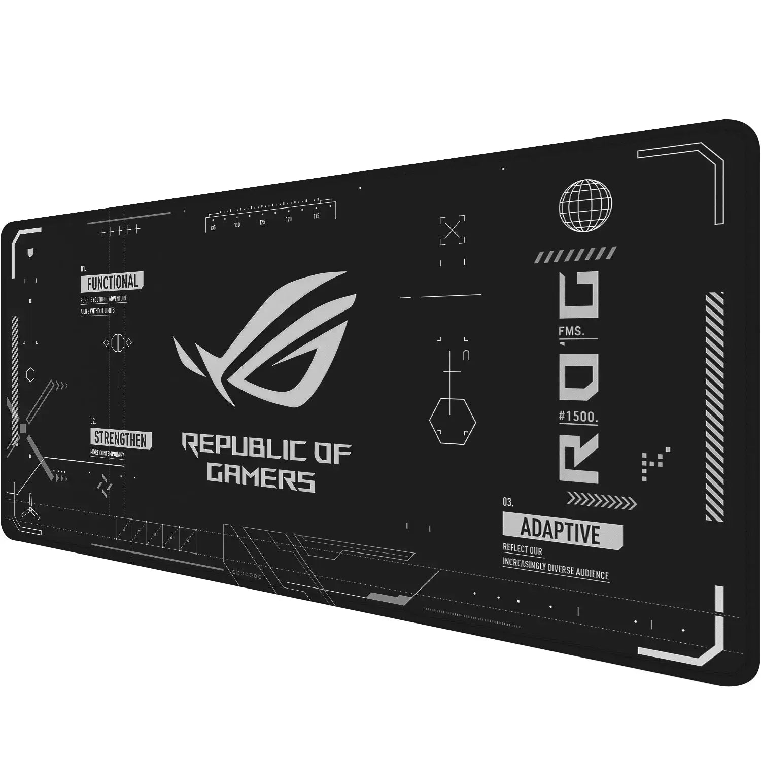 Dapesuom XXL Extended Gaming Mat for PC and Keyboard Large Mouse Pad Non Slip Surface Ultra Smooth Fabric