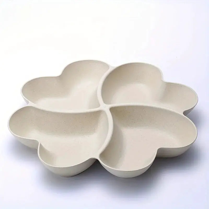 Heart Shaped Fruit Platter With Divided Tray And Storage Box
