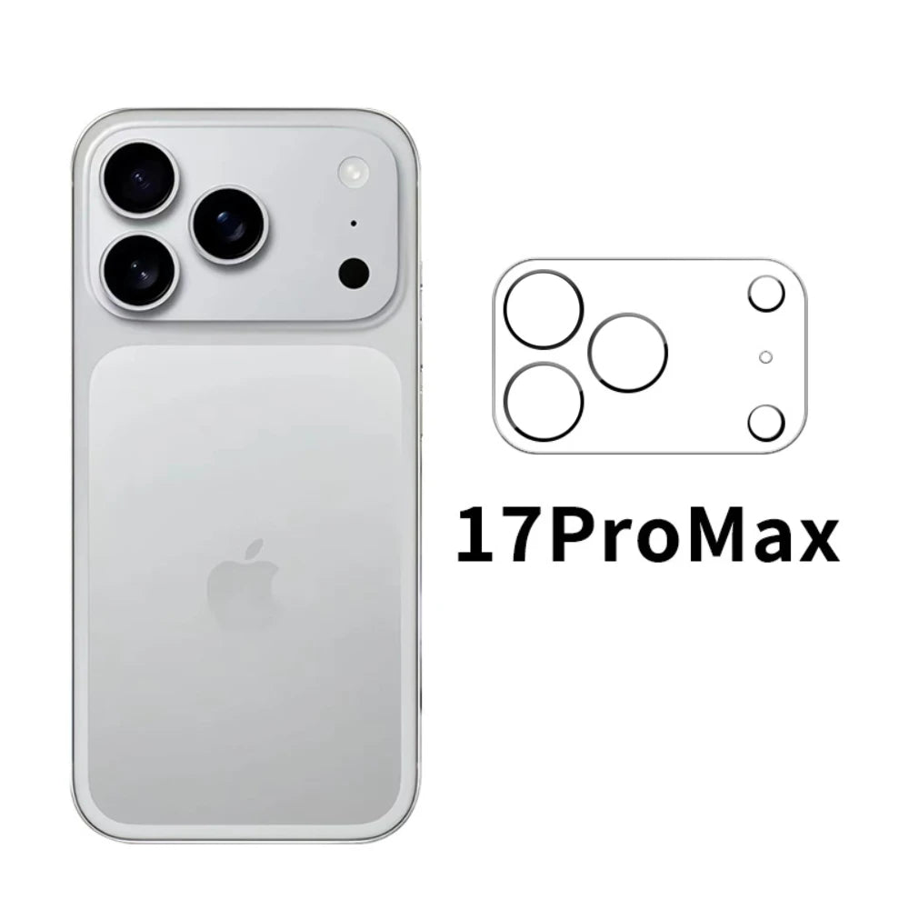4-pack camera lens protectors, clear tempered-glass, Simples Market for iPhone 17 Pro Max