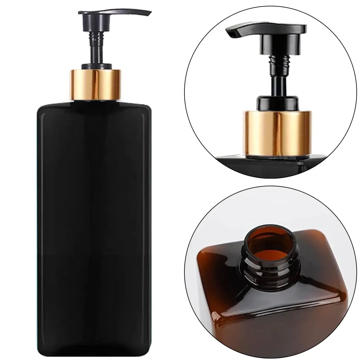 Shower Soap Dispenser Set Refillable Bottles For Shampoo And Conditioner Hand Soap Dish Soap Bathroom And Kitchen